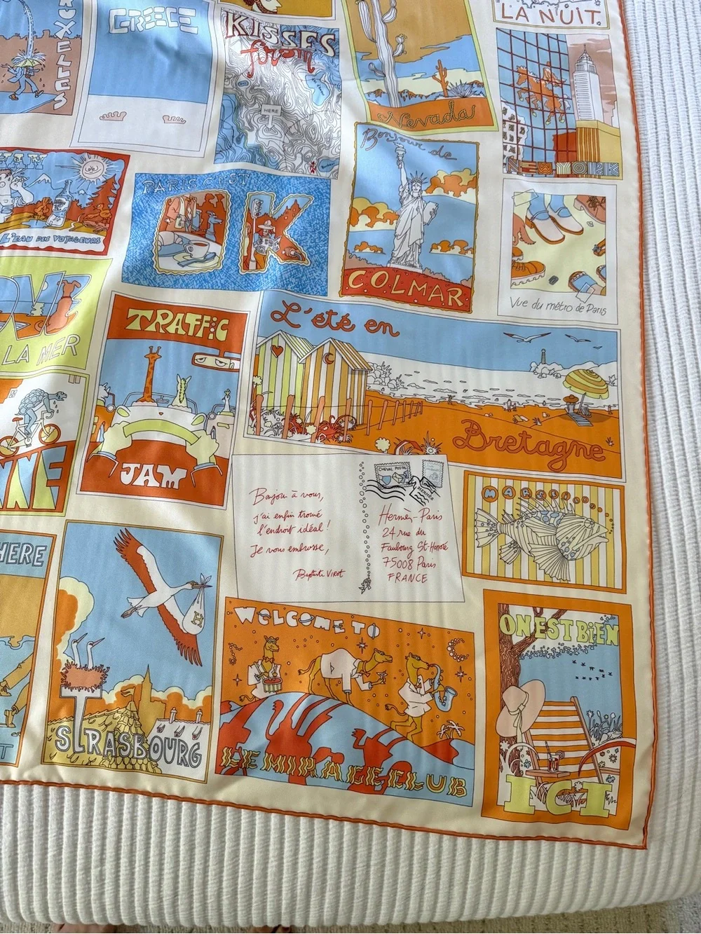Hermes Est Bien Ici Scarf - 90’ new